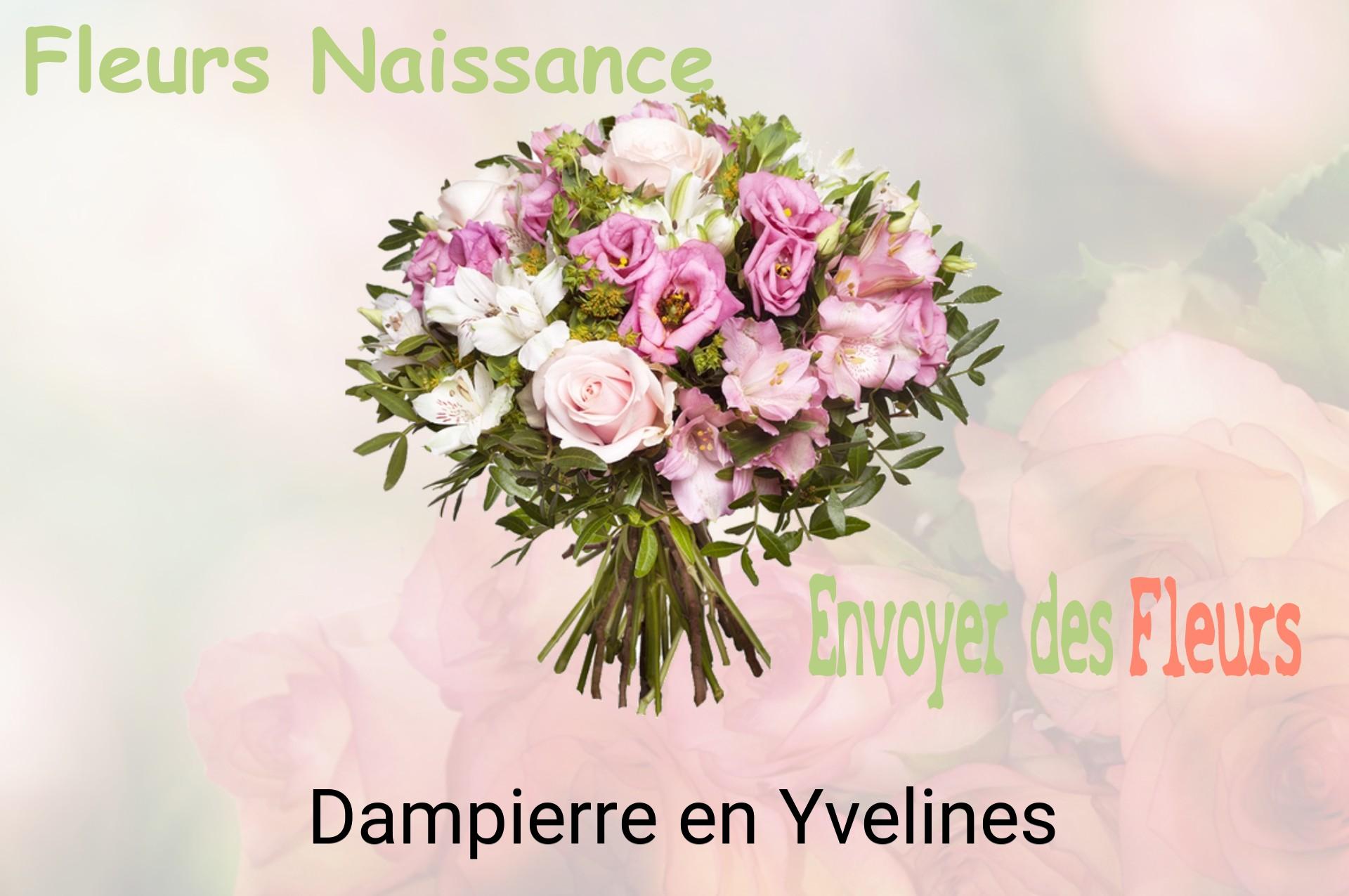 Bouquet de fleurs de naissance livré à Dampierre-en-Yvelines